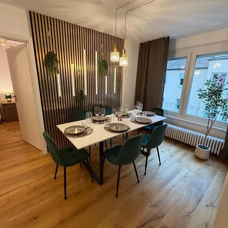 Goldenkey-Suites - Spacious Luxury Apartment In The Heart Of Augsburg Old Town - Premium Open-Plan Kitchen Lejlighed *